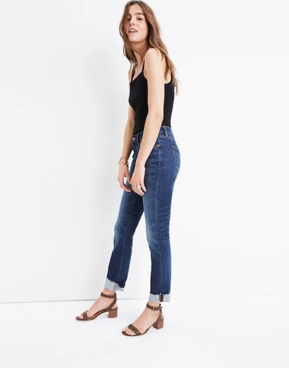Madewell The Slim Boyjean Raw-Hem Edition, Size 28